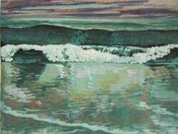 Parti d'un carnet de vacances en pays basque de 16 aquarelles et gouaches